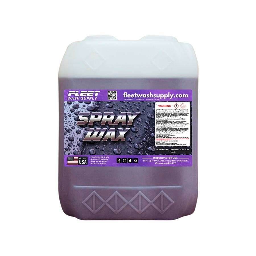 Semi Truck & Fleet Vehicle Spray Wax, 5 gallons
